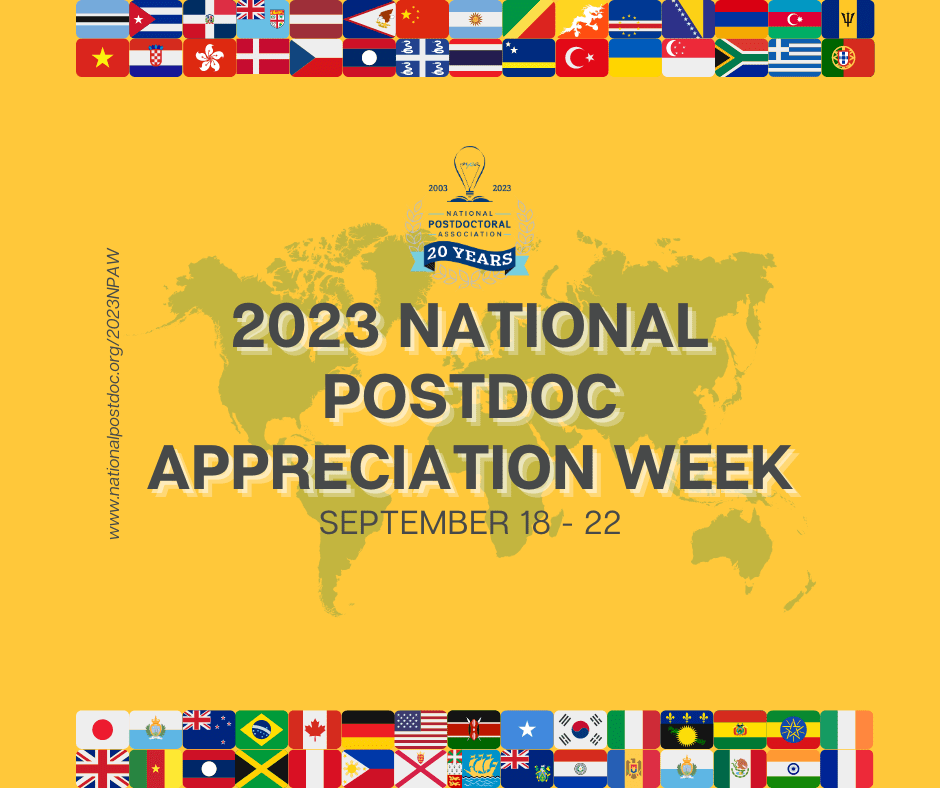 2023 National Postdoc Appreciation Week (NPAW)