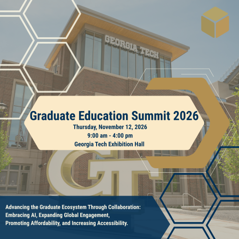Graduate Education Summit 2026, Thursday, November 12, 2026 